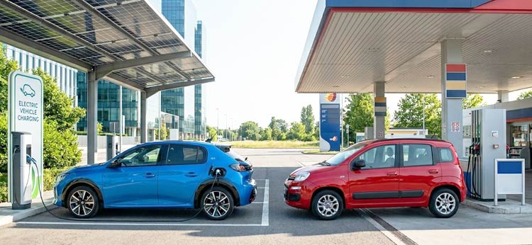 Ev and Petrol Car